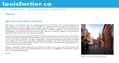 Desktop Screenshot of louisfortier.ca